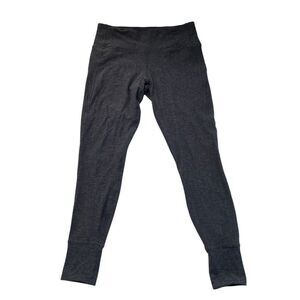 Lululemon Rush Hour Tight Reflective Cuffs Heathered Dark Grey Cast Size 10
